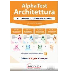 ALPHA TEST. ARCHITETTURA. KIT COMPLETO DI PREPARAZIO