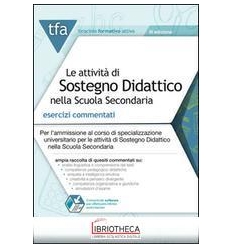 TFA. LE ATTIVITÀ DI SOSTEGNO DIDATTICO NELLA SCUOLA