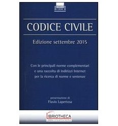 CODICE CIVILE SETTEMBRE 2015
