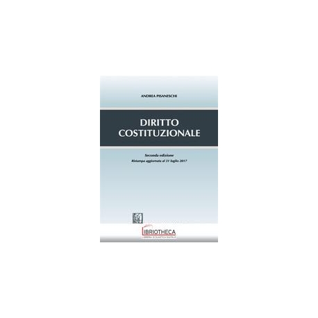 DIRITTO COSTITUZIONALE 2ED. RISTAMPA 31 LUGLIO