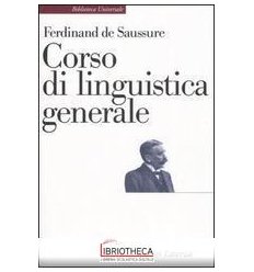 CORSO DI LINGUISTICA GENERALE