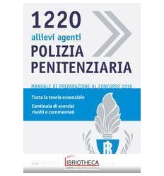1220 ALLIEVI AGENTI DI POLIZIA PENITENZIARIA. MANUAL