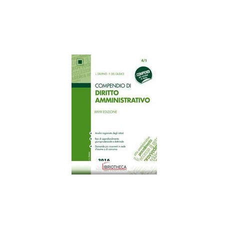 COMPENDIO DI DIRITTO AMMINISTRATIVO