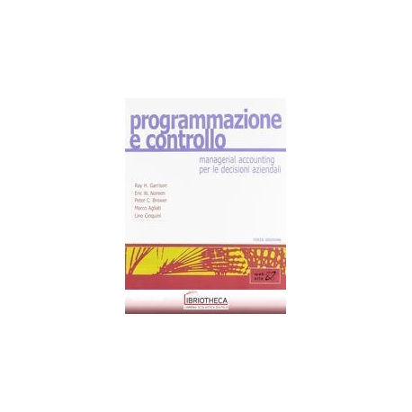 PROGRAMMAZIONE E CONTROLLO