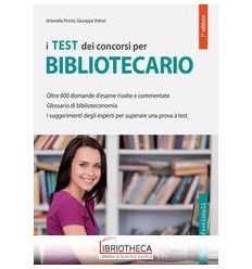 TEST DEI CONCORSI PER BIBLIOTECARIO (I)