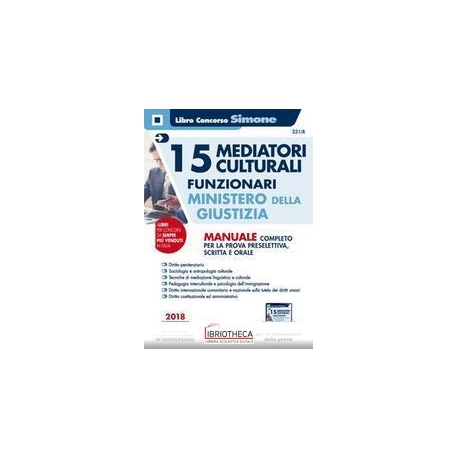 331/A 15 MEDIATORI CULTURALI-FUNZIONAR