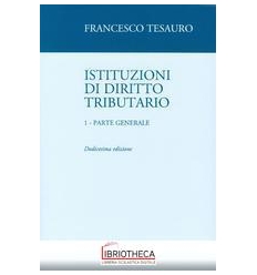 ISTITUZIONI DIRIITTO TRIBUTARIO