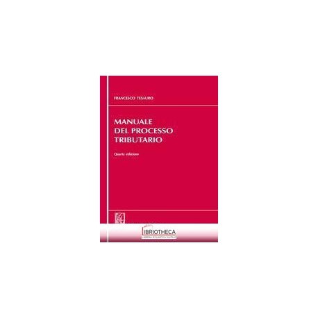 MANUALE DEL PROCESSO TRIBUTARIO