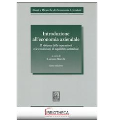 INTRODUZIONE ALL'ECONOMIA AZIENDALE - IL SISTEMA DEL