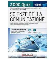 EDITEST. SCIENZE DELLA COMUNICAZIONE. 3000 QUIZ. AMP