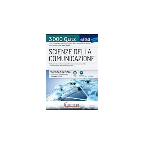 EDITEST. SCIENZE DELLA COMUNICAZIONE. 3000 QUIZ. AMP