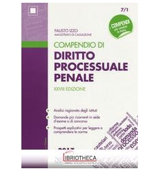 COMPENDIO DIRITTO PROCESSUALE PENALE (7/1)