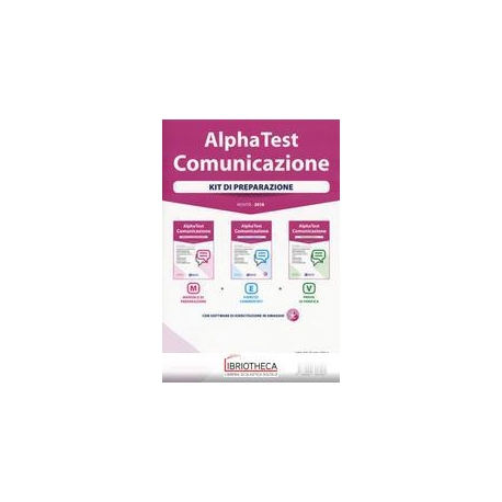 ALPHA TEST COMUNICAZIONE. KIT DI PREPARAZIONE