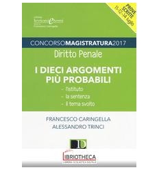 Diritto penale. I dieci argomenti piu p