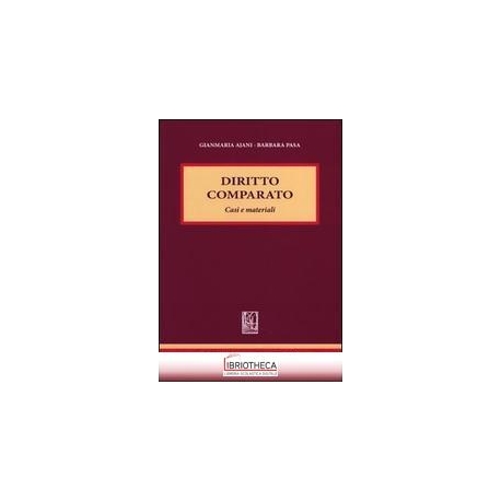 DIRITTO COMPARATO - CASI E MATERIALI