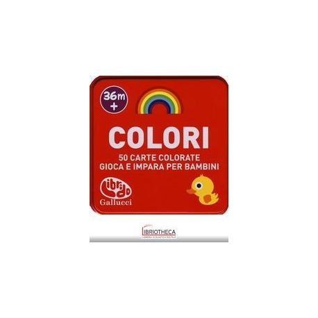 COLORI. 50 CARTE GIOCA E IMPARA