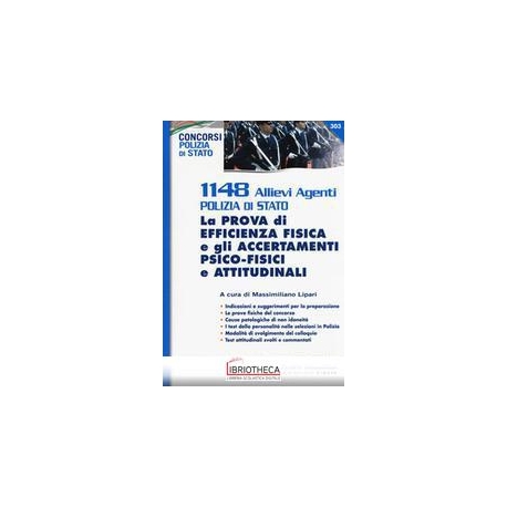 NE/303 1148 ALLIEVI AGENTI POLIZIA DI ST