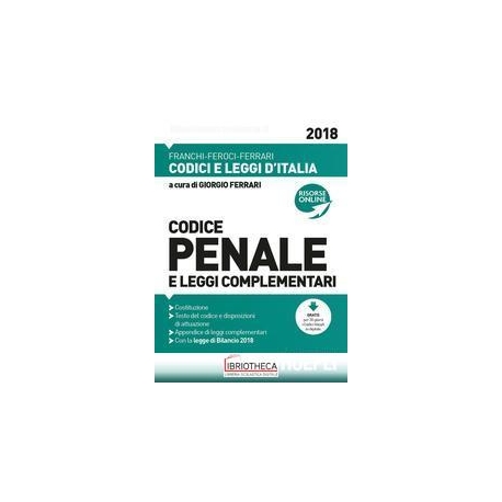 CODICE PENALE 2018