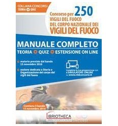 CONCORSO PER 250 VIGILI DEL FUOCO DEL CORPO NAZIONAL
