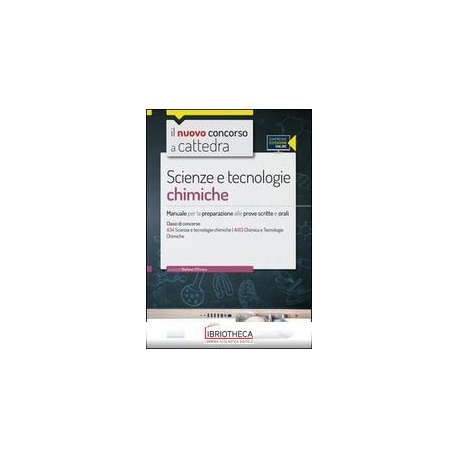 CC 4/55 SCIENZE E TECNOLOGIE CHIMICHE. MANUALE PER L