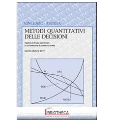 METODI QUANTITATIVI DELLE DECISIONI. ALGEBRA ED ANAL