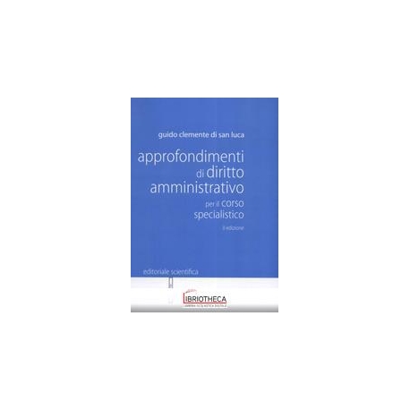 APPROFONDIMENTI DI DIRITTO AMMINISTRATIV