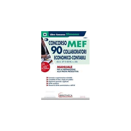 CONCORSO MEF 90 COLL EC-CONT MANUALE 18