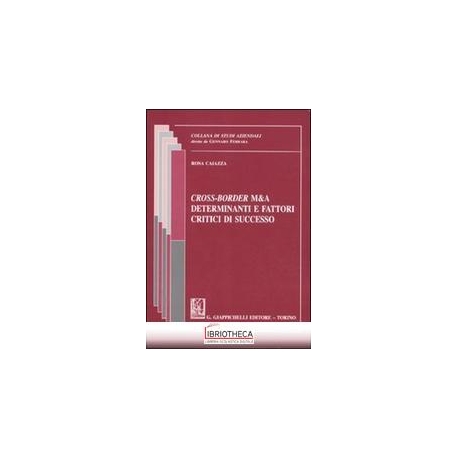 CROSS-BORDER M&A DETERMINANTI E FATTORI CRITICI DI S