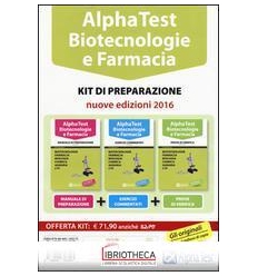 ALPHA TEST. BIOTECNOLOGIE E FARMACIA. KIT DI PREPARA