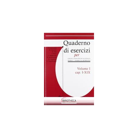 QUADERNO DI ESERCIZI PER LINGUA LATINA P