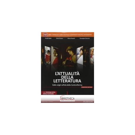 ATTUALITA DELLA LETTERATURA 1 ED. MISTA