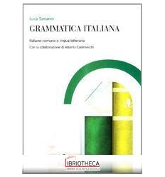 GRAMMATICA ITALIANA