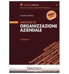 40 MANUALE DI ORGANIZZAZIONE AZIENDALE
