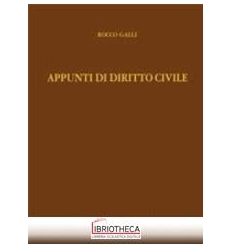 GALLI APPUNTI DIRITTO CIVILE