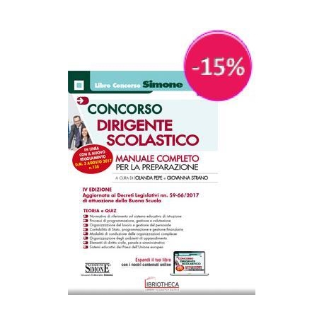 529 CONCORSO DIRIGENTE SCOLASTICO-MANUA
