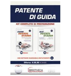 PATENTE DI GUIDA. KIT COMPLETO DI PREPARAZIONE: MANU