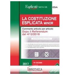 COSTITUZIONE ESPLICATA MINOR (E5/A)