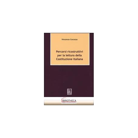 PERCORSI RICOSTRUTTIVI PER LETTURA COST