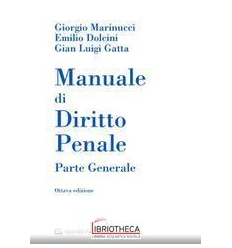 Manuale di diritto penale. Parte general