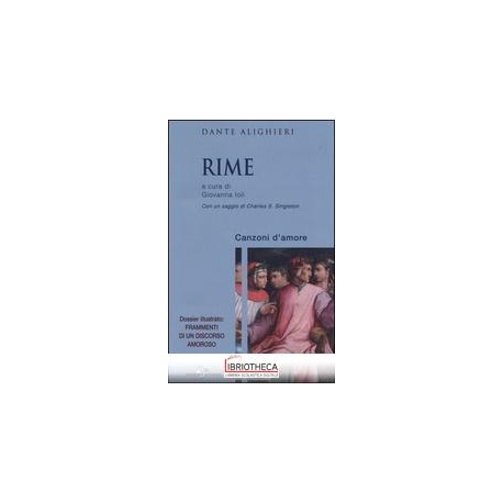 RIME. CANZONI D'AMORE