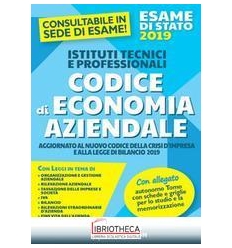 CODICE DI ECONOMIA AZIENDALE - ESAME DI STATO 2019