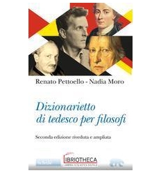 DIZIONARIETTO DI TEDESCO PER FILOSOFI. EDIZ. AMPLIAT