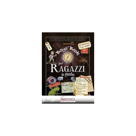 BOYS' BOOK PER RAGAZZI IN GAMBA