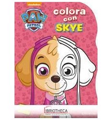 COLORA CON SKYE. PAW PATROL