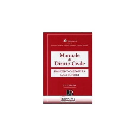 MANUALE DI DIRITTO CIVILE 2016