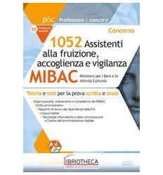 1052 MIBAC ASSISTENTI FRUIZ.ACCOG.VIGILA