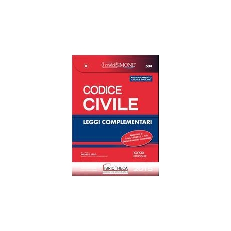 CODICE CIVILE 2015 39ED