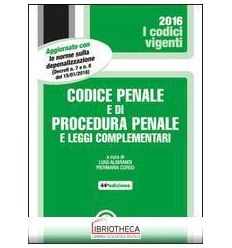 CODICE PENALE E PROC PENALE