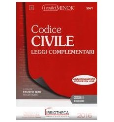 CODICE CIVILE 33 ED.2016 MINOR