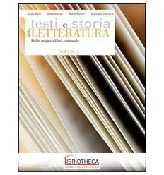 TESTI E STORIA DELLA LETTERATURA A ED. MISTA